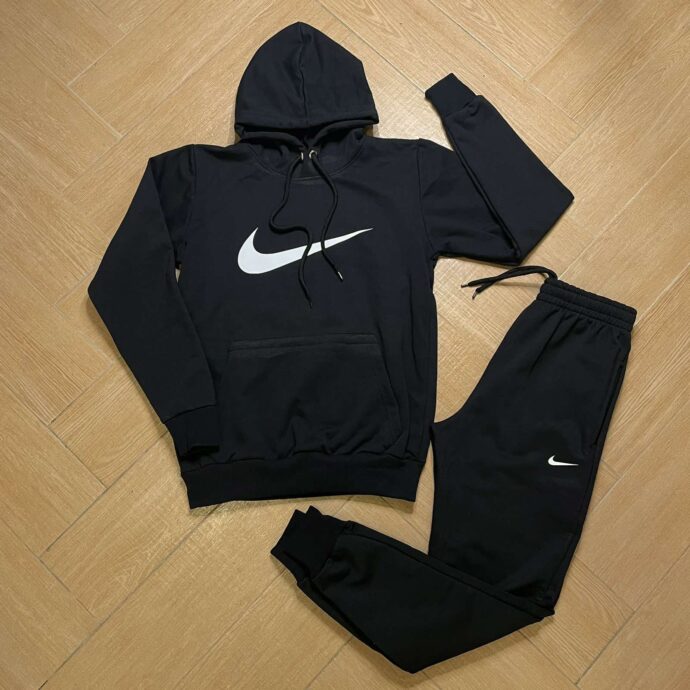 ensemble nike sweat jogging noir noir